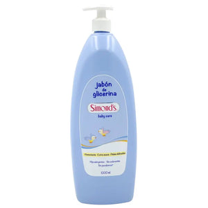 Simond's Baby Care Jabón Líquido Válvula 1 Lt glicerina celeste