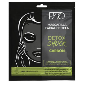 Petrizzio Pzzo Mascarilla De Tela Carbón Detox Shock