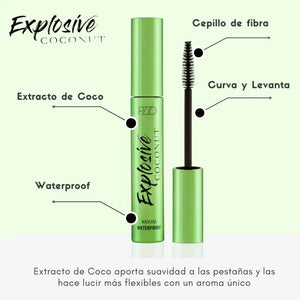 Petrizzio Máscara De Pestaña Explosive Coconut Waterproof