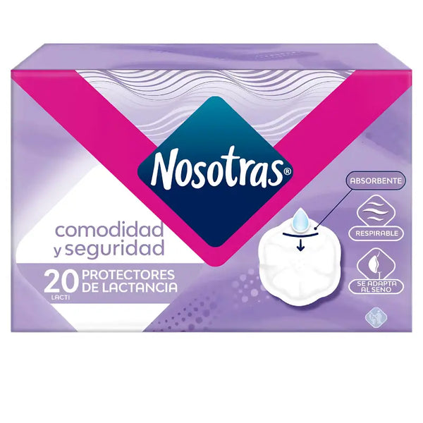 Protectores De Lactancia Nosotras Lacti 20 Un