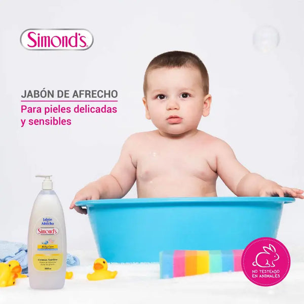 Simond's Baby Care Jabón Líquido Válvula 1 Lt glicerina afrecho