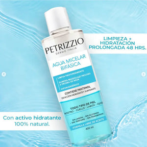 Petrizzio Agua Micelar Bifásica 400 Ml