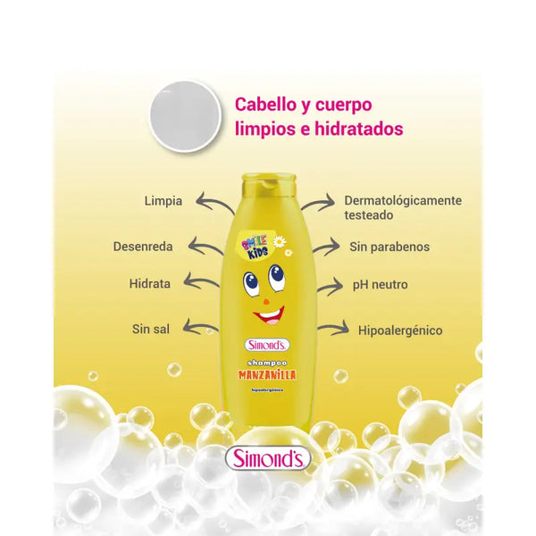 Simond's Shampoo Smile Dermokids 400 Ml MANZANILLA