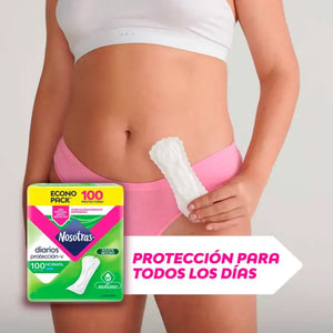Protectores Nosotras Diarios Normal 100 Un