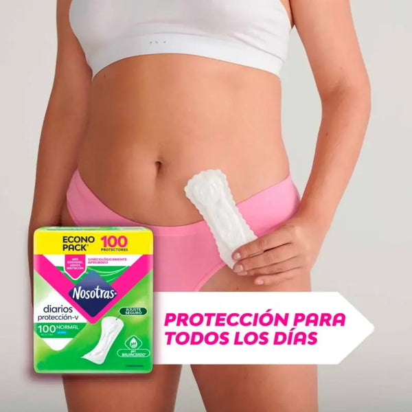 Protectores Nosotras Diarios Normal 100 Un