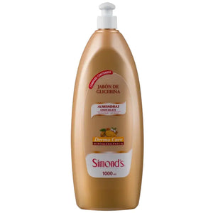 Simond's Dermo Care Jabón Líquido 1 Lt Chocolate Almendras