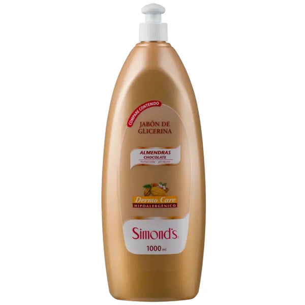 Simond's Dermo Care Jabón Líquido 1 Lt Chocolate Almendras
