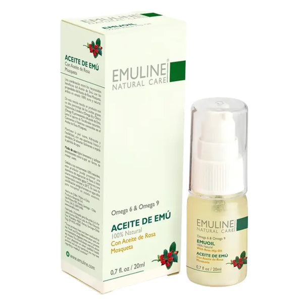 Emuline Aceite De Emu 100% Natural Con Rosa Mosqueta 20ml