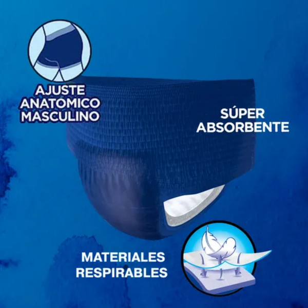 Tena Pants Men Ropa Interior Desechable X10 Un Talla  CH/M