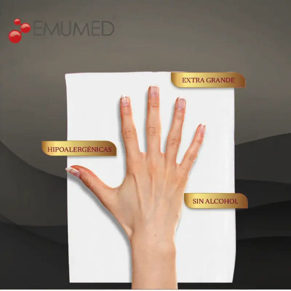 Toallas Húmedas Para Adulto Emumed Premium De 50 Un