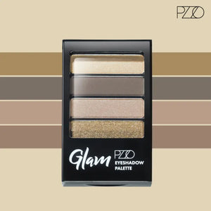 Petrizzio Pzzo Paleta De Sombras Glam Eyeshadow Palette X4 Downtown