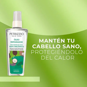 Petrizzio Spray Oleo Reparador Coco Orgánico 100 Ml