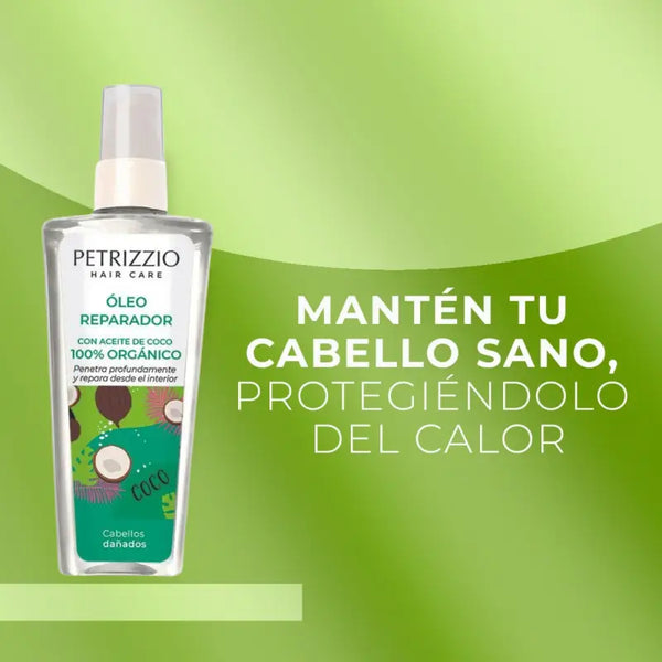 Petrizzio Spray Oleo Reparador Coco Orgánico 100 Ml