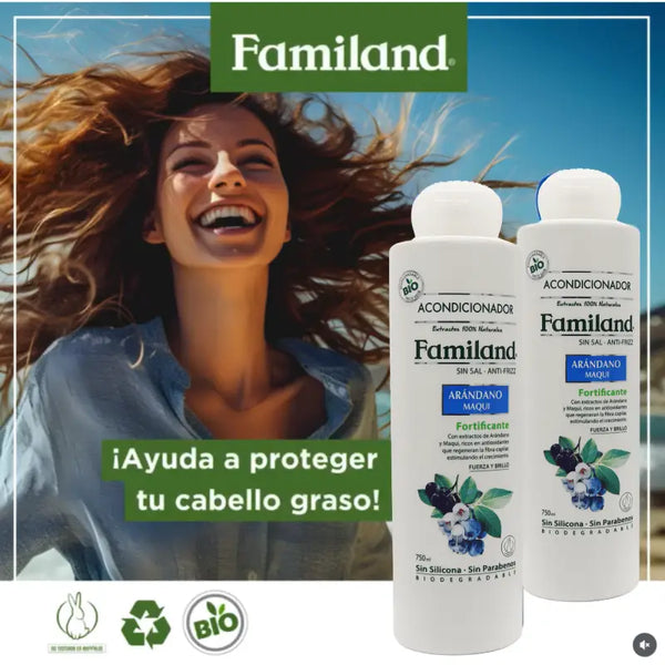 Acondicionador Familand Bio 750 Ml Arándano maqui bio sin sal