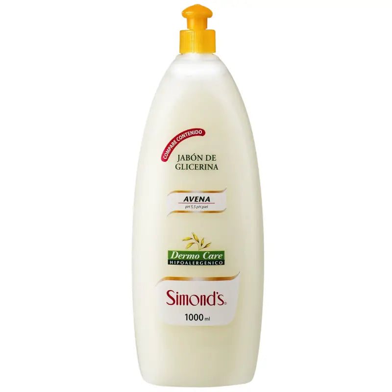 Simond's Dermo Care Jabón Líquido 1 Lt Avena