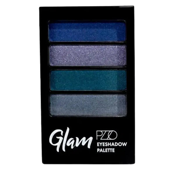 Petrizzio Pzzo Paleta De Sombras Glam Eyeshadow Palette X4 Bluesky