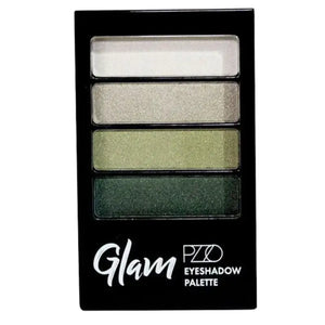 Petrizzio Pzzo Paleta De Sombras Glam Eyeshadow Palette X4 Urban green