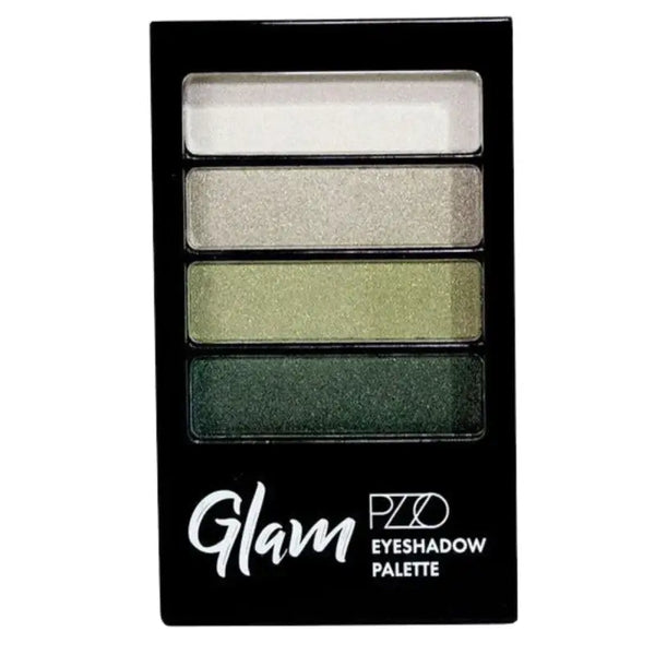 Petrizzio Pzzo Paleta De Sombras Glam Eyeshadow Palette X4 Urban green