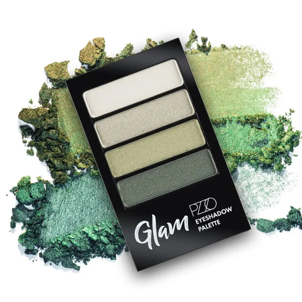 Petrizzio Pzzo Paleta De Sombras Glam Eyeshadow Palette X4 Urban green