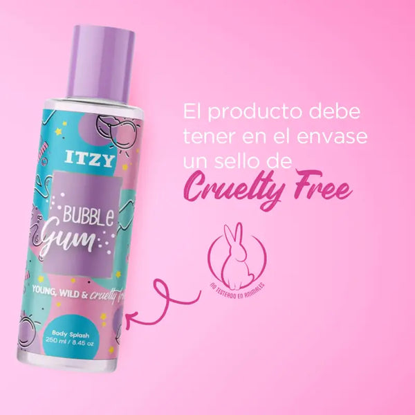 Itzy Bubble Gum Body Splash 250 Ml