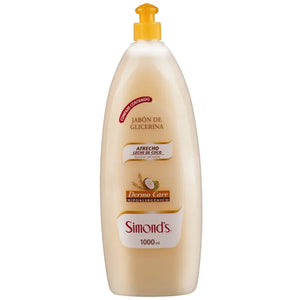 Simond's Dermo Care Jabón Líquido 1 Lt Afrecho Leche De Coco
