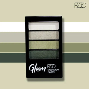 Petrizzio Pzzo Paleta De Sombras Glam Eyeshadow Palette X4 Urban green