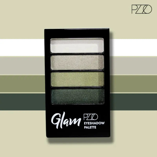 Petrizzio Pzzo Paleta De Sombras Glam Eyeshadow Palette X4 Urban green