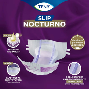 Tena Slip Nocturno Pañal Adulto Unisex x8 Uni Talla G
