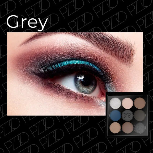 Petrizzio Paleta Pzzo Set De Sombras X9 Grey