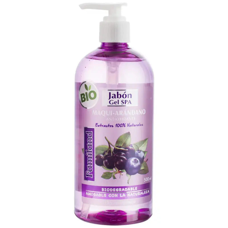 Jabón Líquido Familand 500 Ml Maqui - arándano