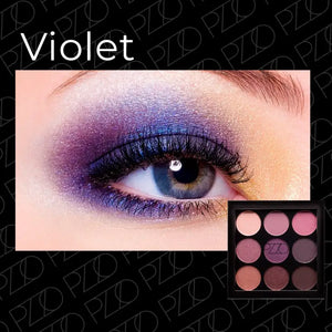 Petrizzio Paleta Pzzo Set De Sombras X9 Violet