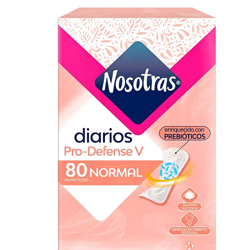 Protectores Nosotras Diarios Pro-defense V Normal 80 Un