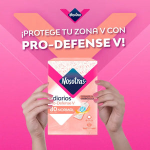 Protectores Nosotras Diarios Pro-defense V Normal 80 Un