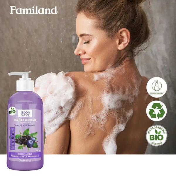 Jabón Líquido Familand 500 Ml Maqui - arándano