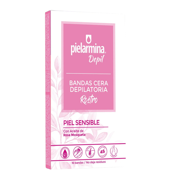 Pielarmina Depil Bandas Cera Depilatoria Rostro 16 Un