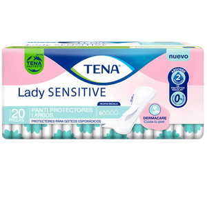 Tena Lady Sensitive Protectores Diarios Largos 20 Un