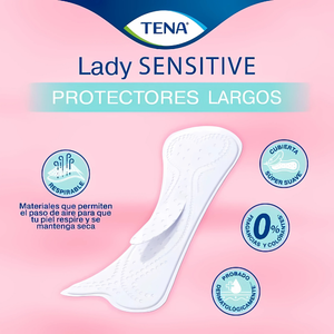 Tena Lady Sensitive Protectores Diarios Largos 20 Un