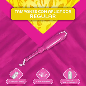 Tampones Nosotras Con Aplicador 8 Un Regular
