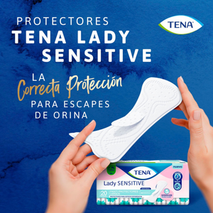 Tena Lady Sensitive Protectores Diarios Largos 20 Un