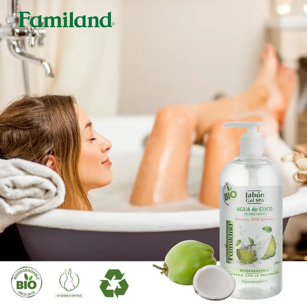Jabón Líquido Familand 500 Ml Agua de coco
