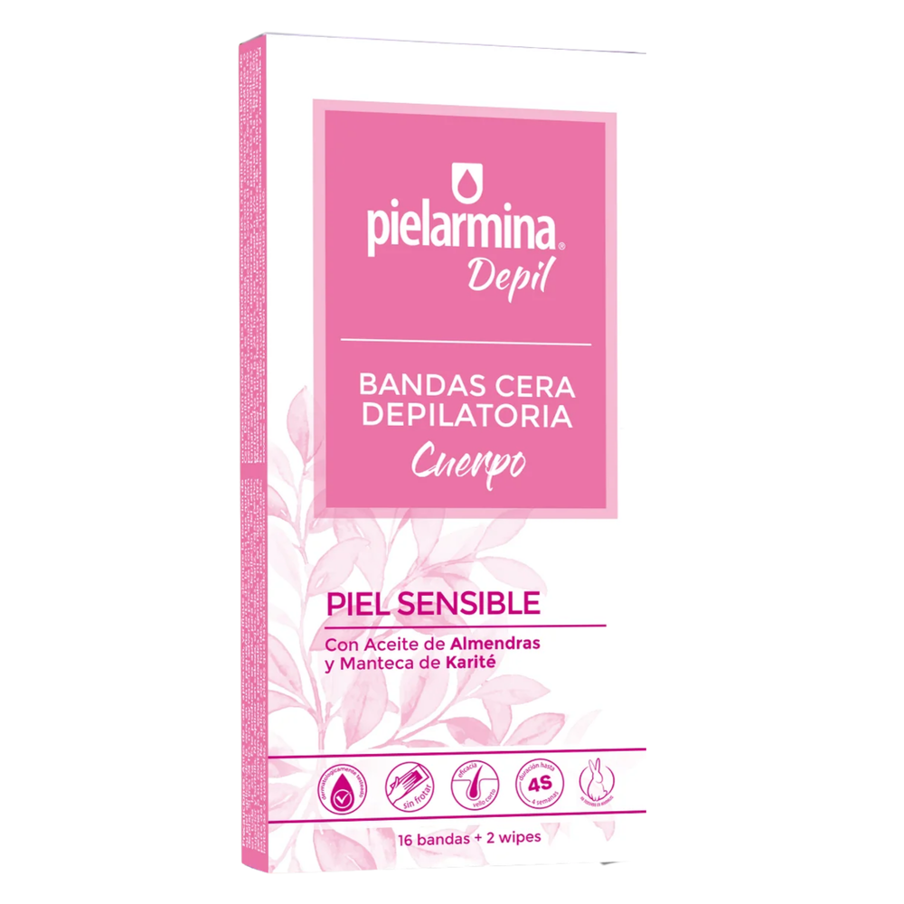 Pielarmina Depil Bandas Cera Depilatoria Cuerpo 16 Un