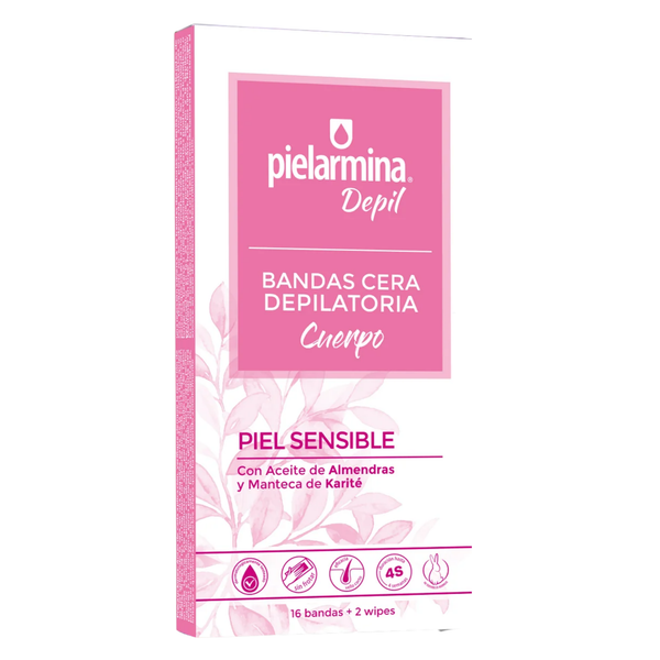 Pielarmina Depil Bandas Cera Depilatoria Cuerpo 16 Un