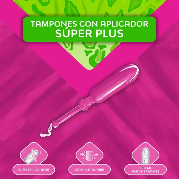 Tampones Nosotras Con Aplicador 8 Un Super plus