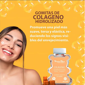 Colágeno Hidrolizado Biotina - Vitamina C Sabor Frutilla