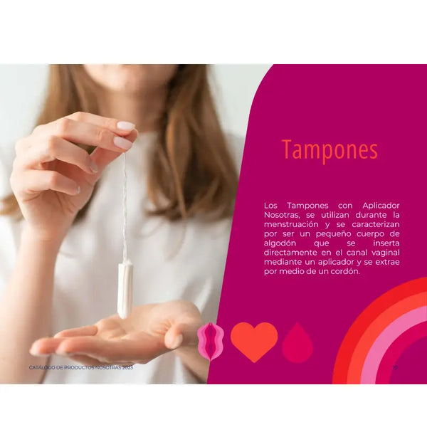 Tampones Nosotras Con Aplicador 8 Un Regular