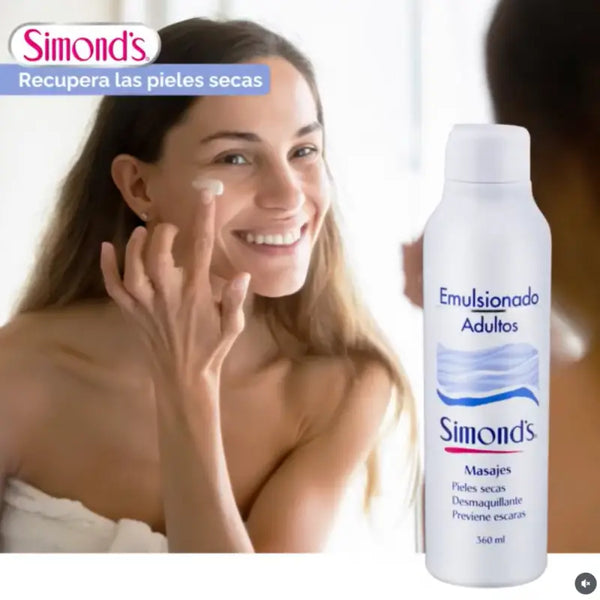 Simond's Crema Para Adultos Masajes Pieles Secas 360 Ml