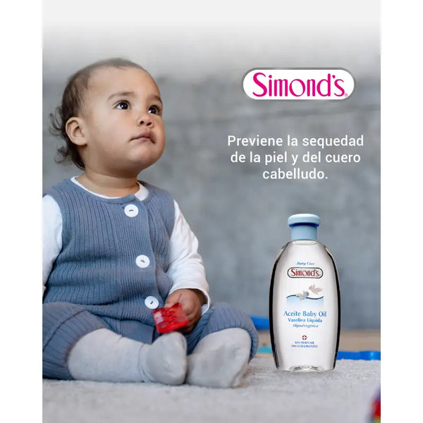 Simond's Aceite Baby Oil Vaselina Liquida 210 Ml