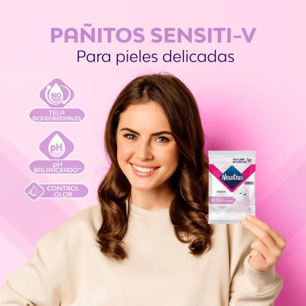 Pañitos Húmedos Íntimos Nosotras 16 Un Sensiti-v