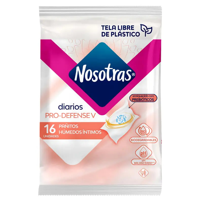 Pañitos Húmedos Íntimos Nosotras 16 Un Pro defense v