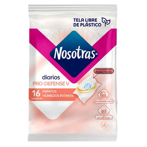 Pañitos Húmedos Íntimos Nosotras 16 Un Pro defense v